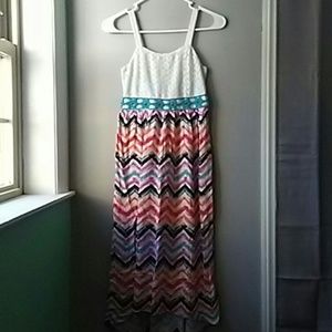 FREE w/any purchase A girls high-low dress